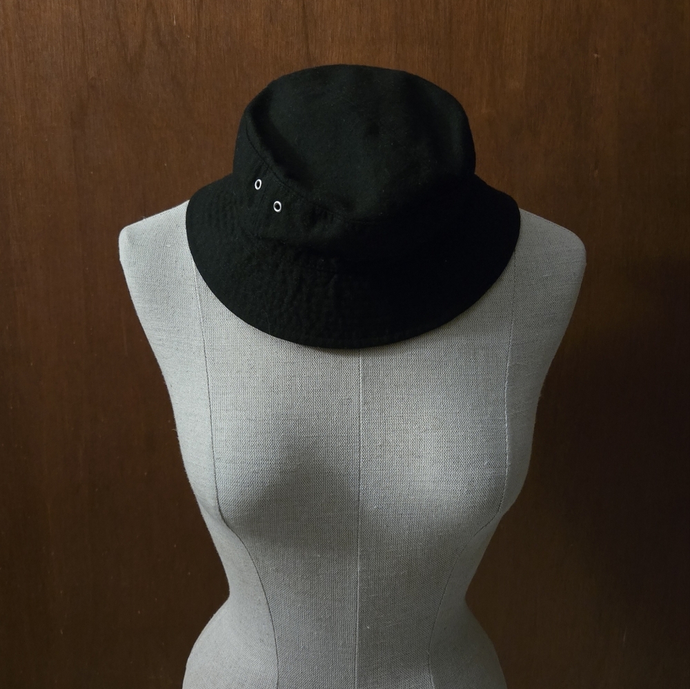 Y's bis by Yohji Yamamoto Black Bucket Hat
